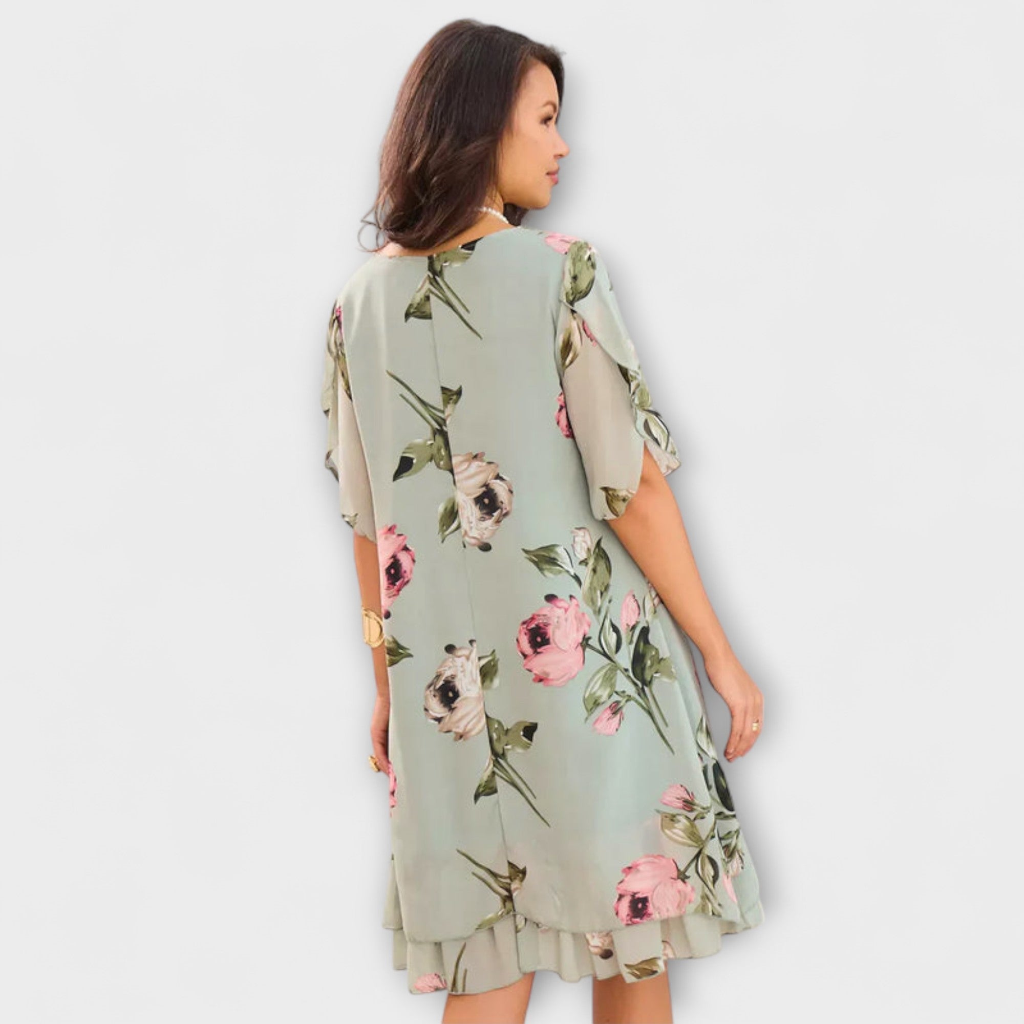 Melin - Elegant Chiffonklänning