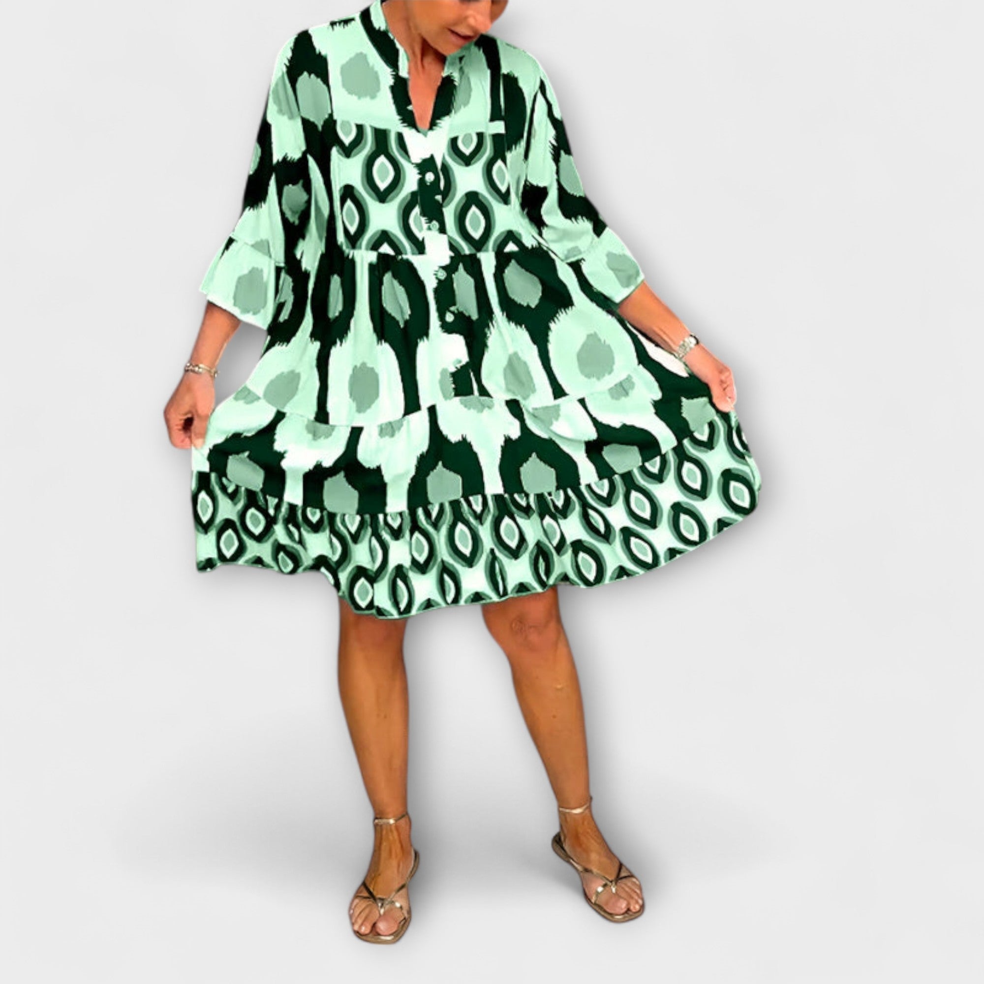 Lavira - Chic Midi Klänning