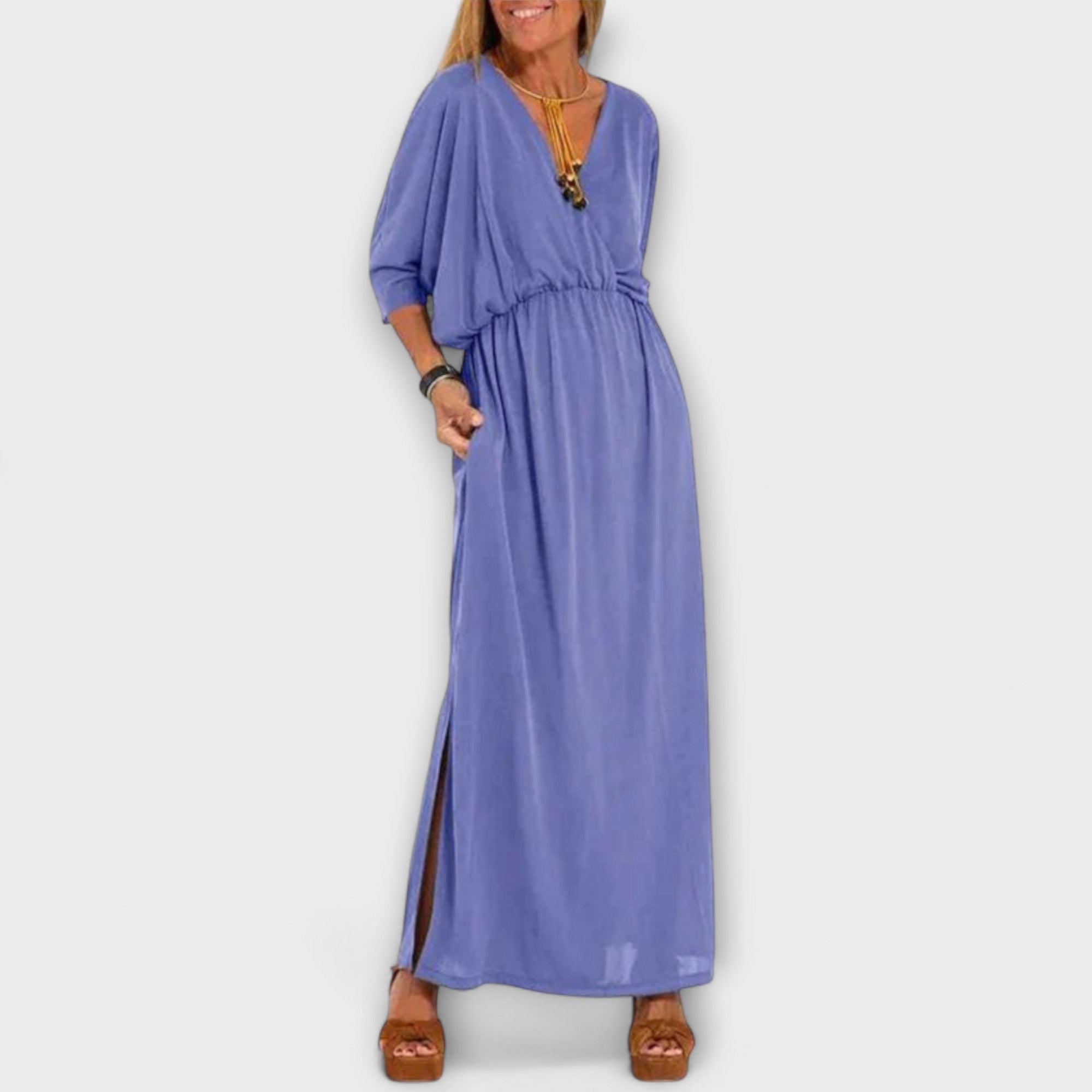 Lani - Retro Maxi Klänning