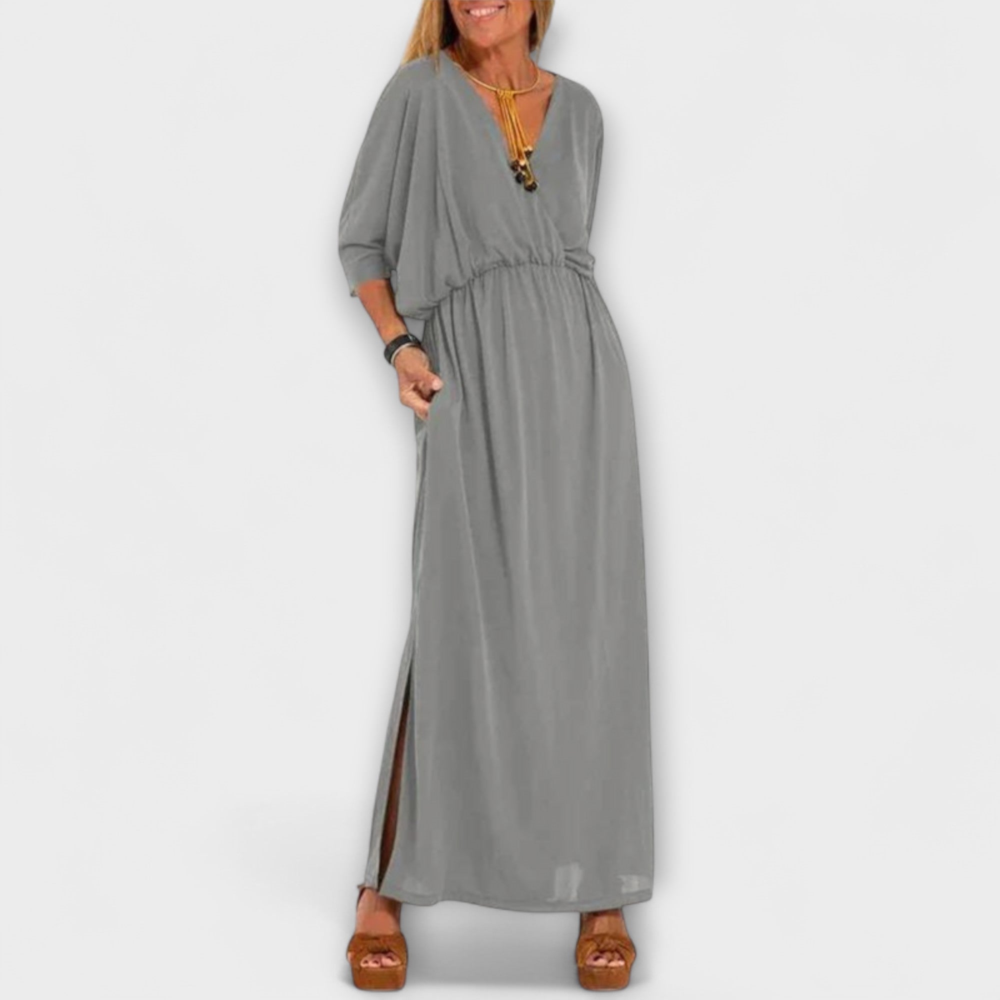 Lani - Retro Maxi Klänning