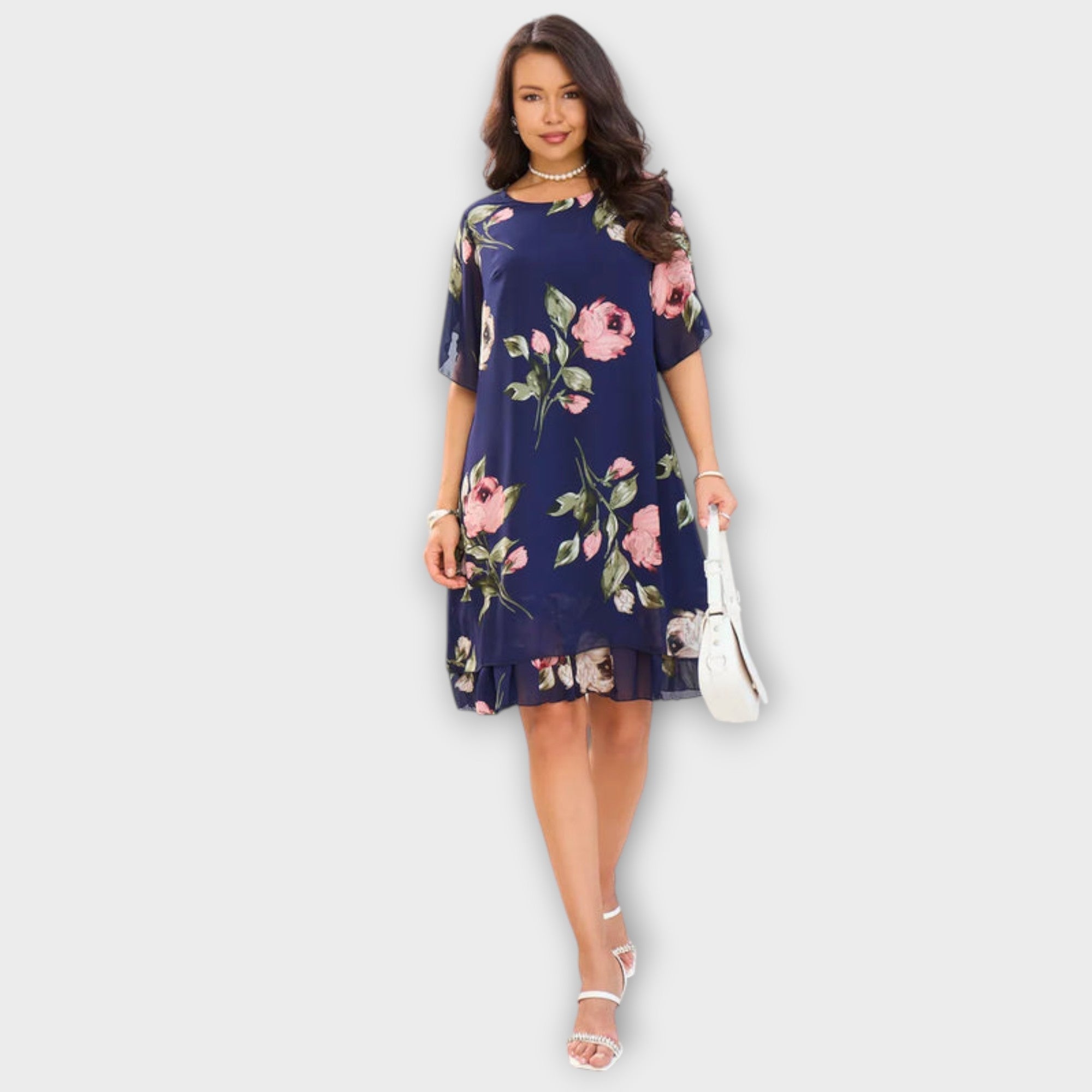 Melin - Elegant Chiffonklänning