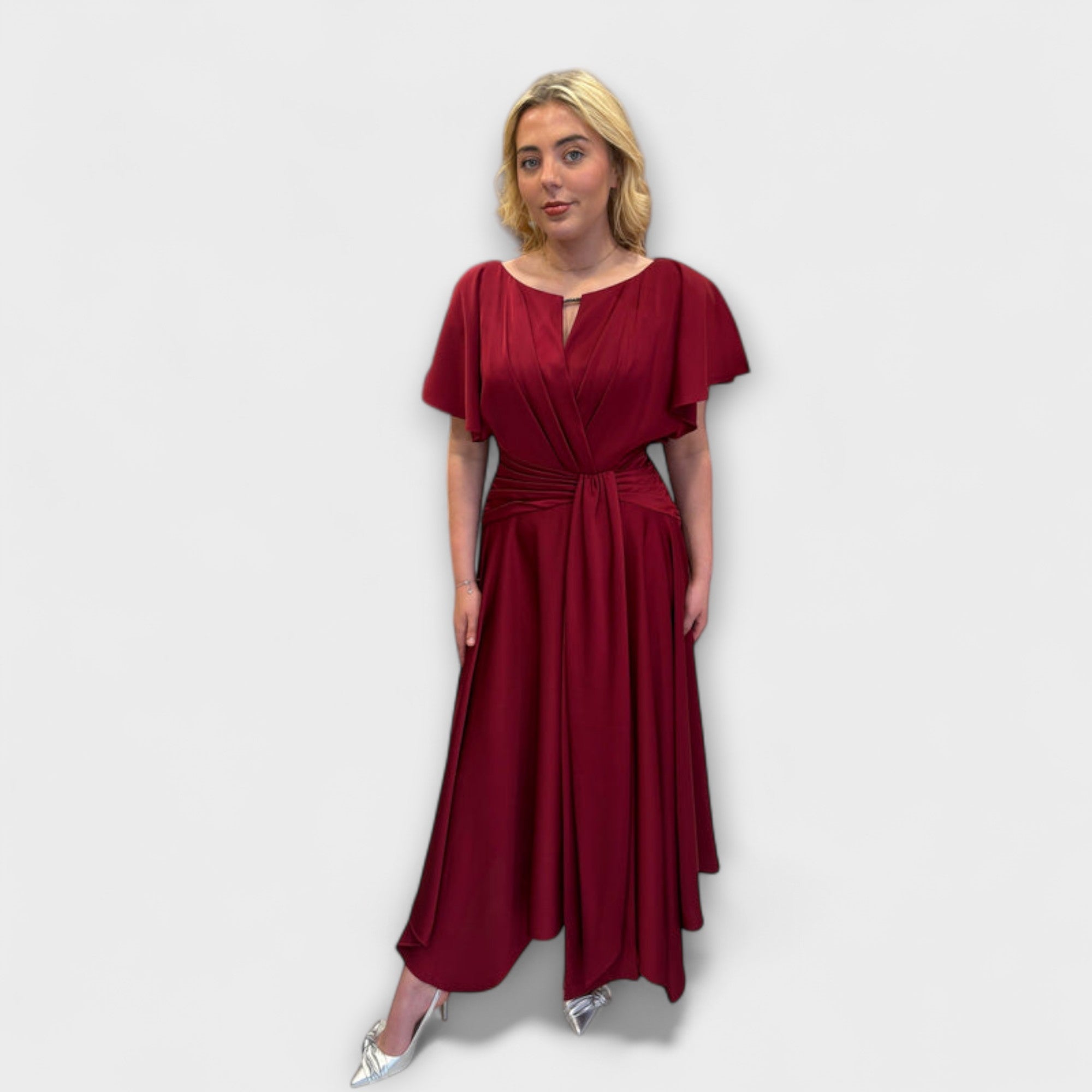 Anni – Maisonel Draperad Klänning