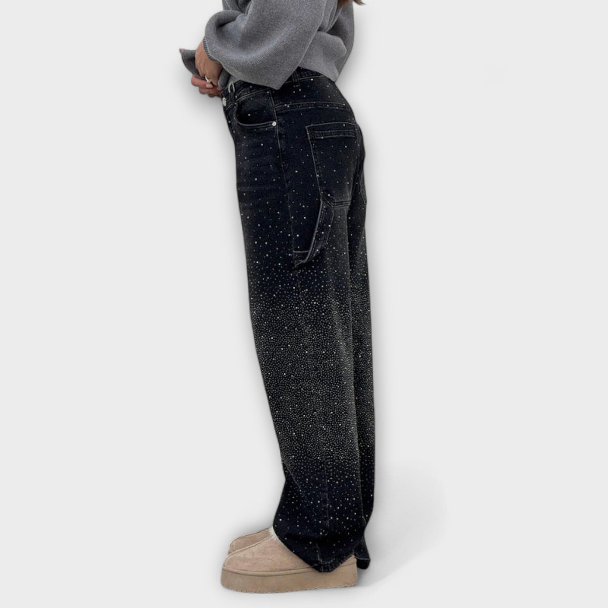 Fable - Shine Denim Jeans i Balloon Snickarstil