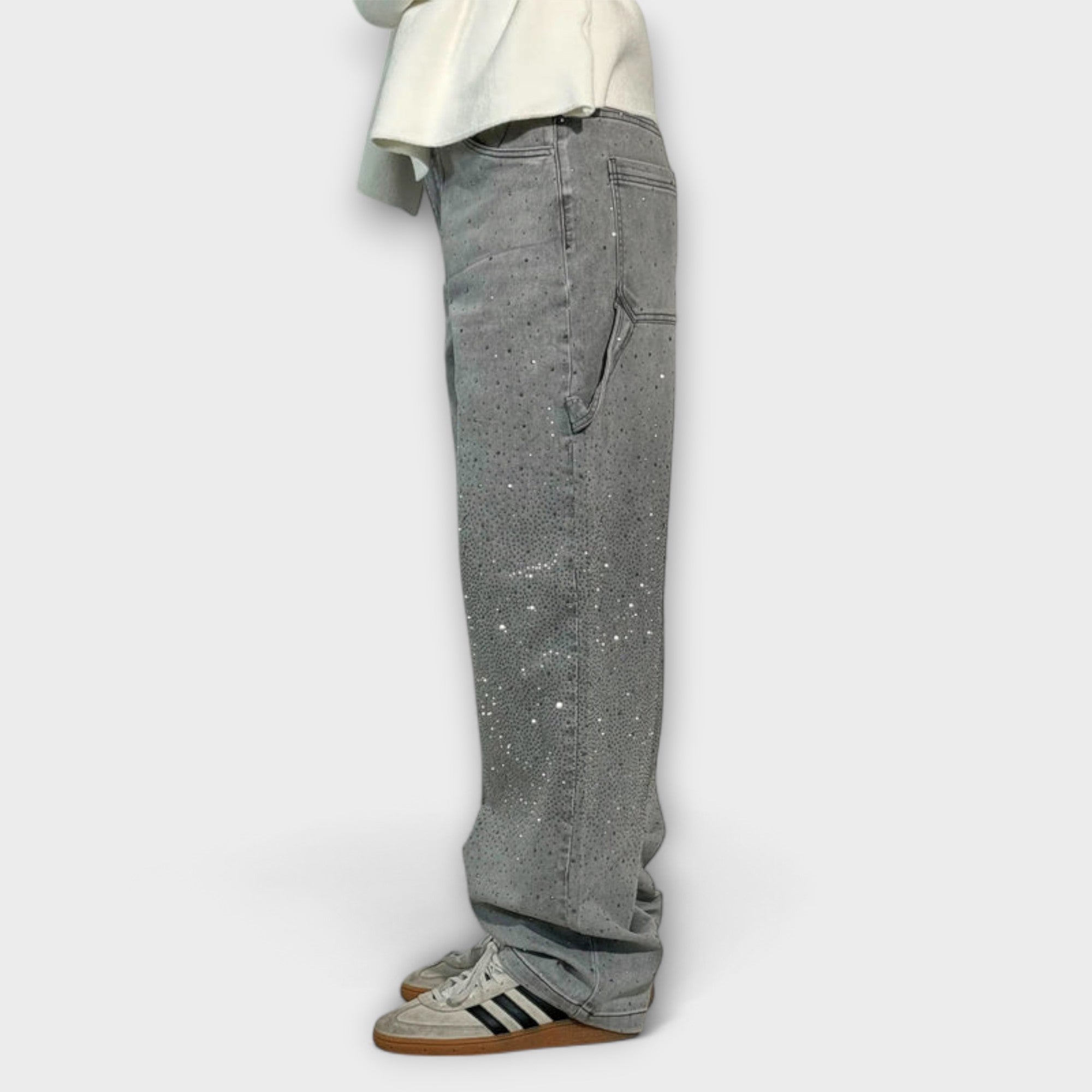 Fable - Shine Denim Jeans i Balloon Snickarstil