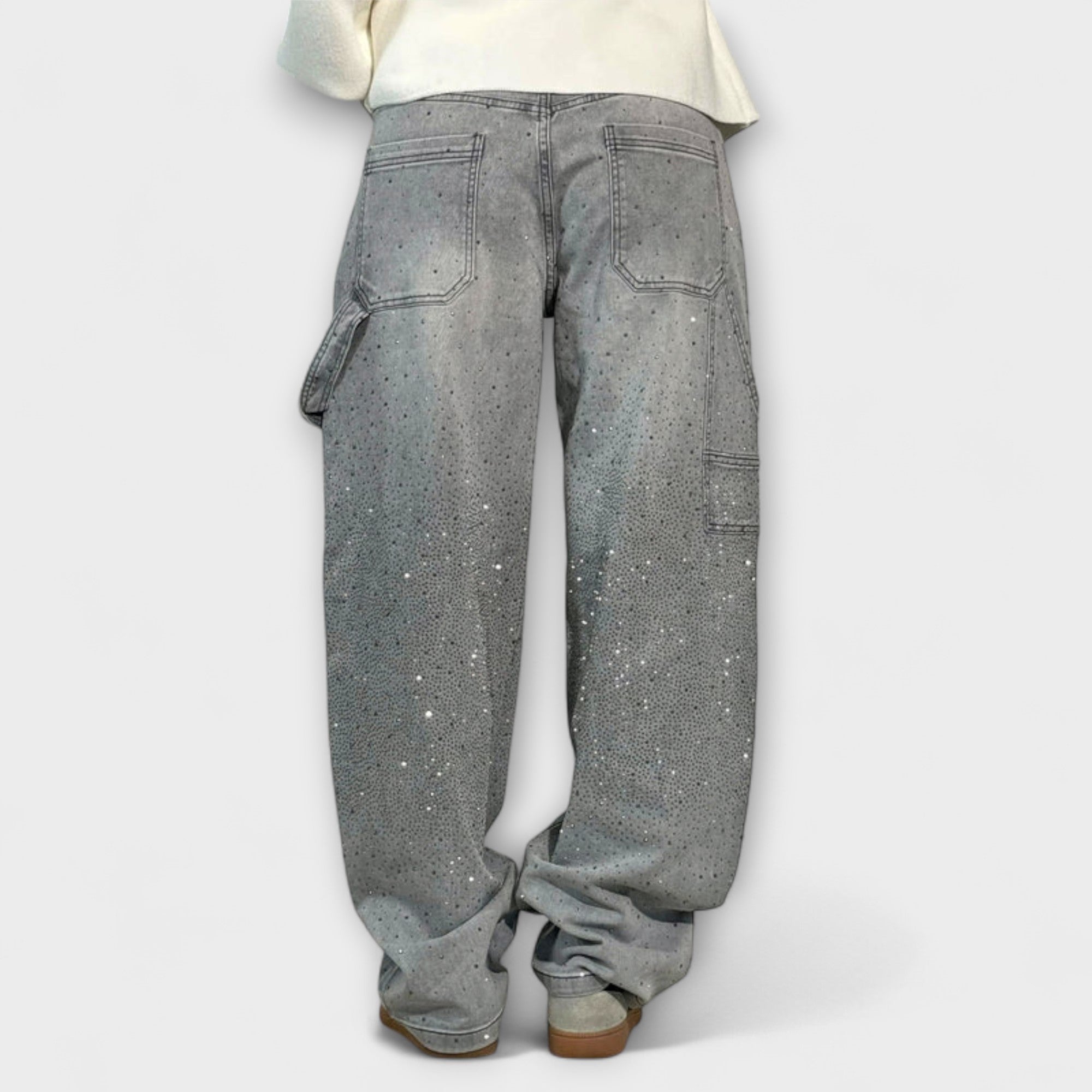 Fable - Shine Denim Jeans i Balloon Snickarstil