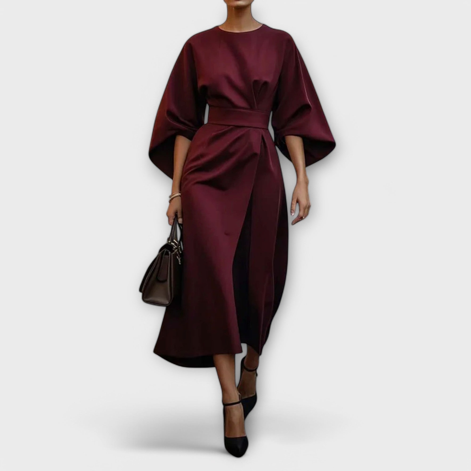 Sonia - Elegant Klänning med Ärmar