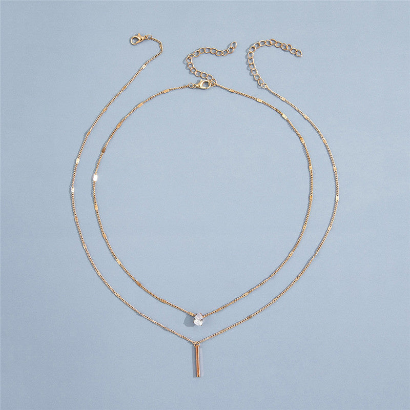 Vintage Halsband Set med Guld Berlock