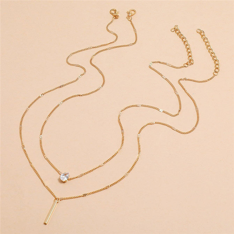Vintage Halsband Set med Guld Berlock