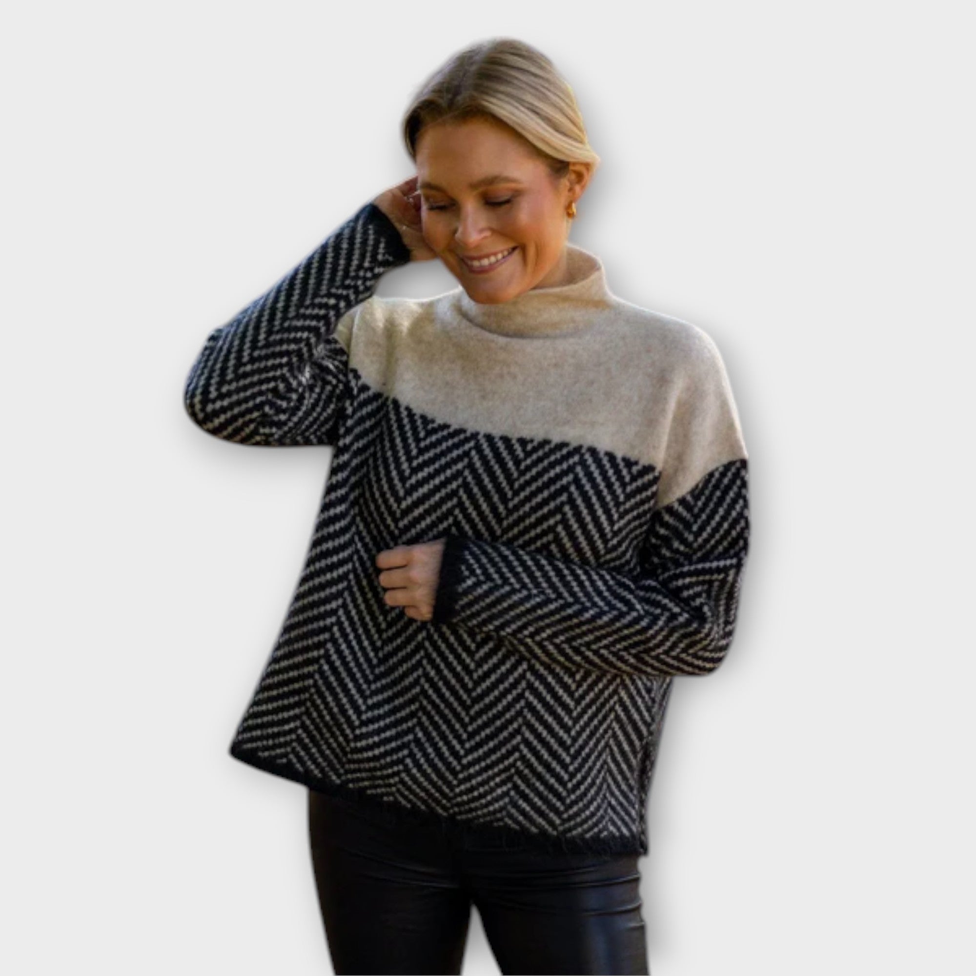 Maeve - Mjuk Turtleneck Tröja