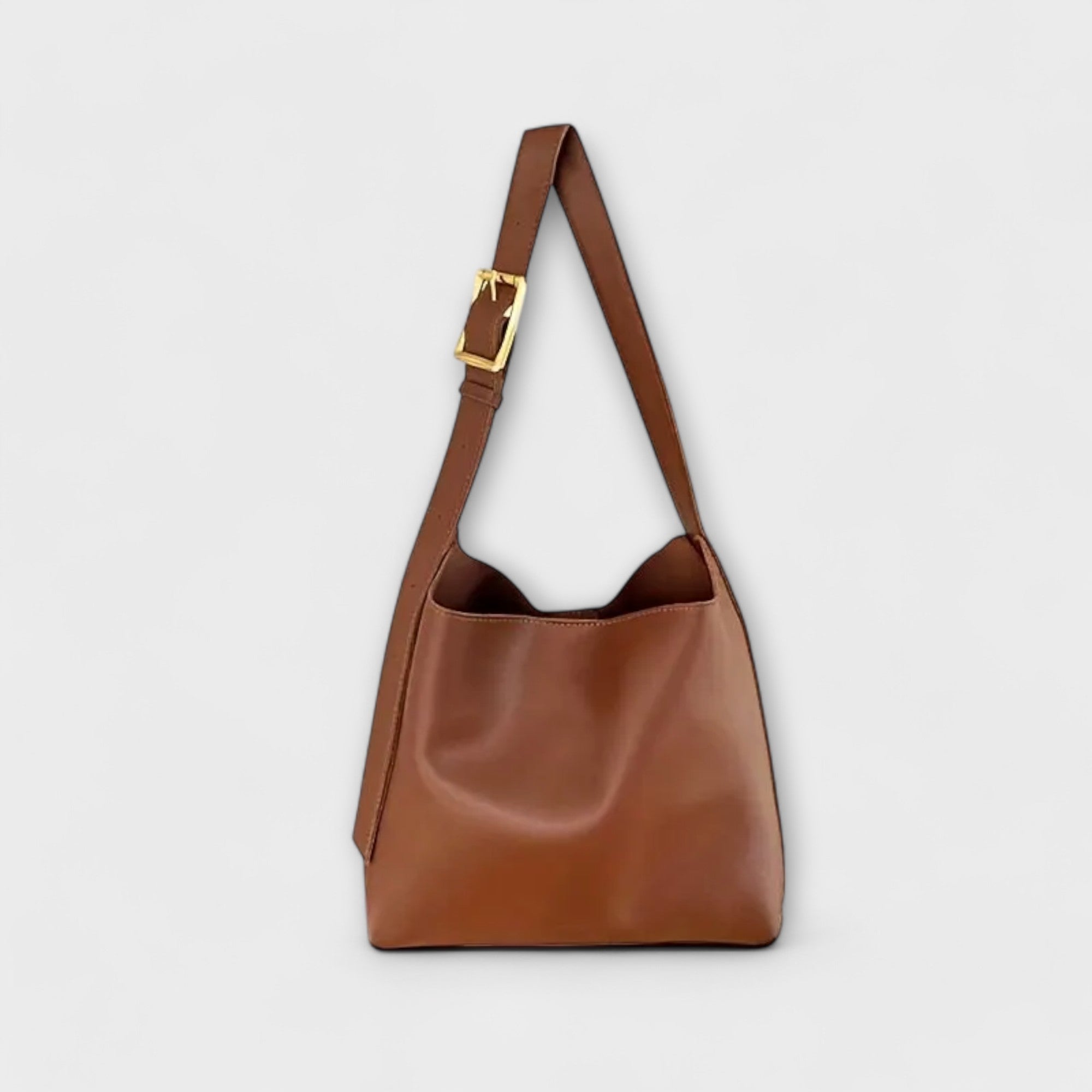 Aurellia. – Elegant läderaxelväska