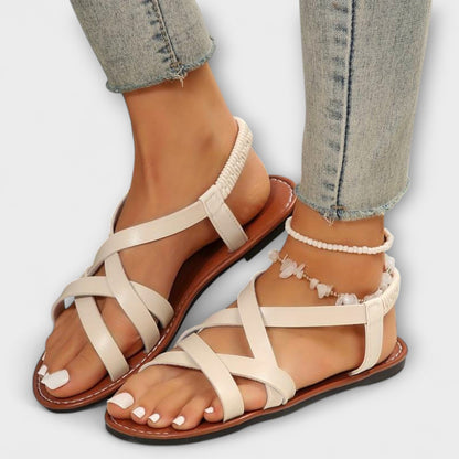 Deborah - Kvinno-sandaler med lätt korsrem