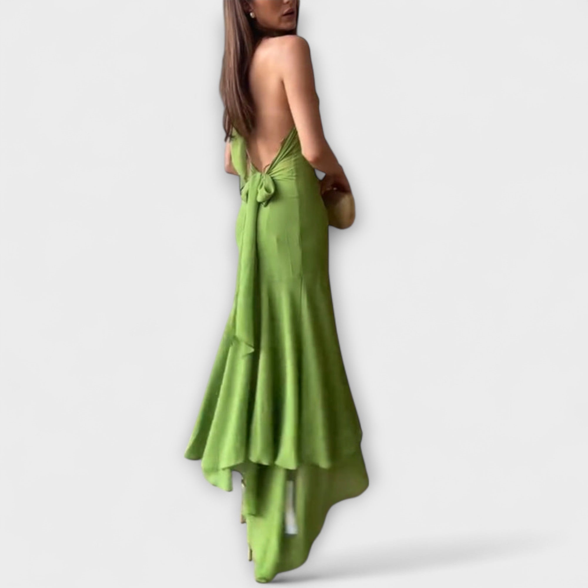 Elodie - Chic Asymmetrisk Maxiklänning