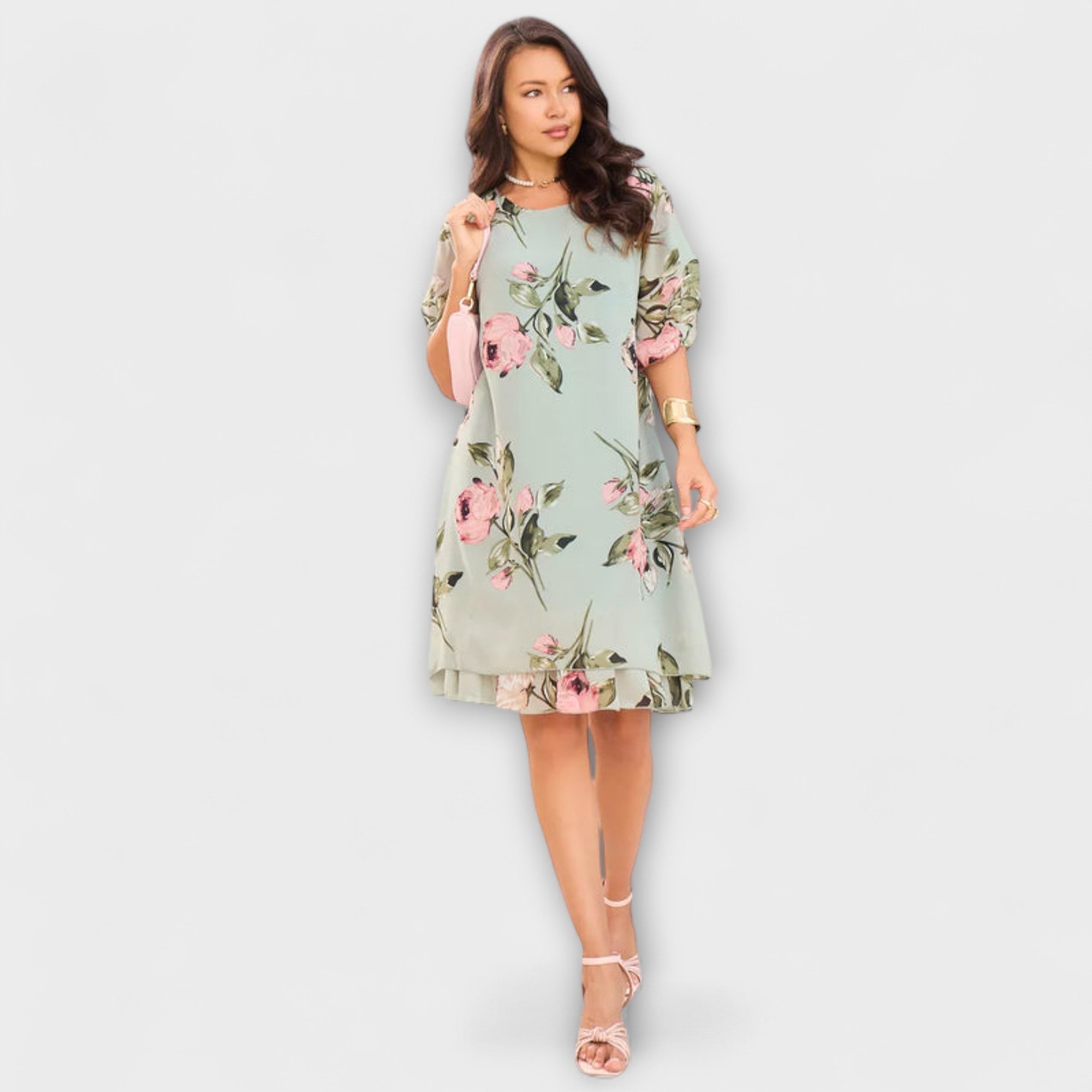 Melin - Elegant Chiffonklänning