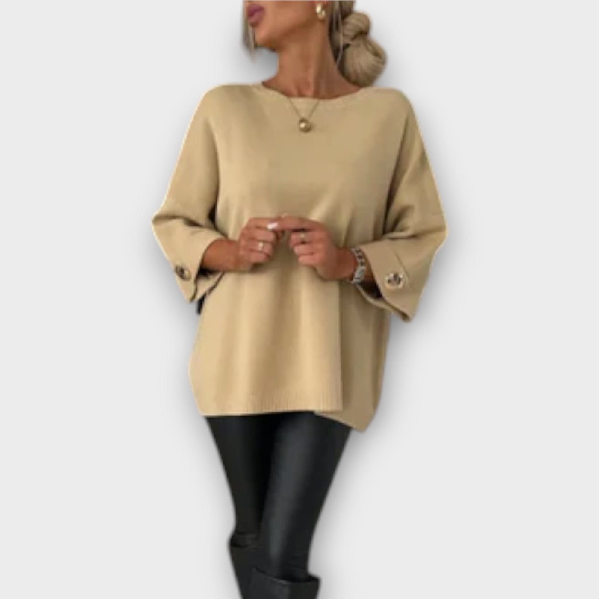 Isabella - Elegant Stickad Blus