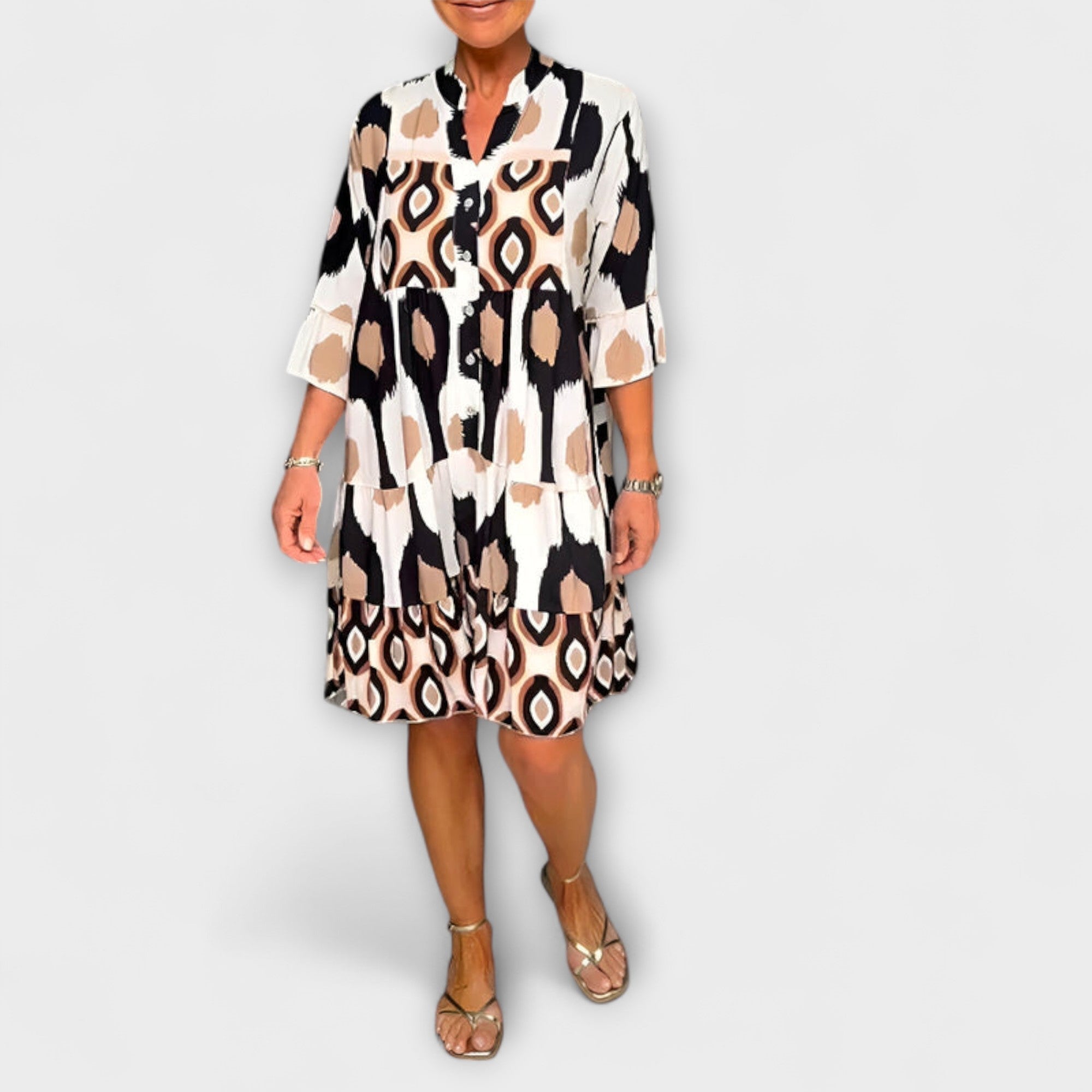 Lavira - Chic Midi Klänning