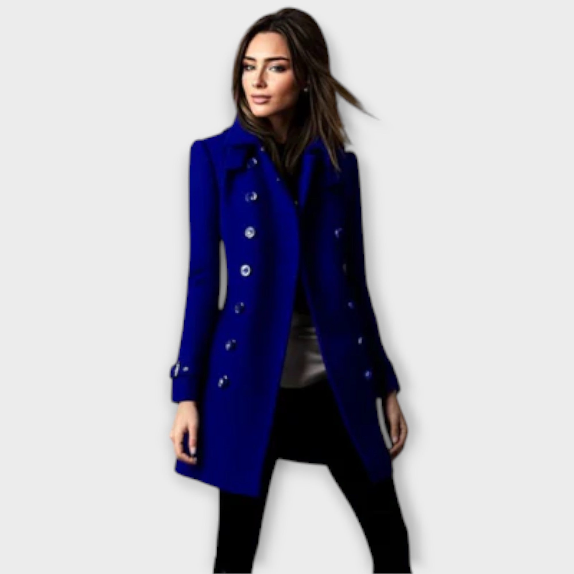 Linda - Dubbelknäppt Trench Coat