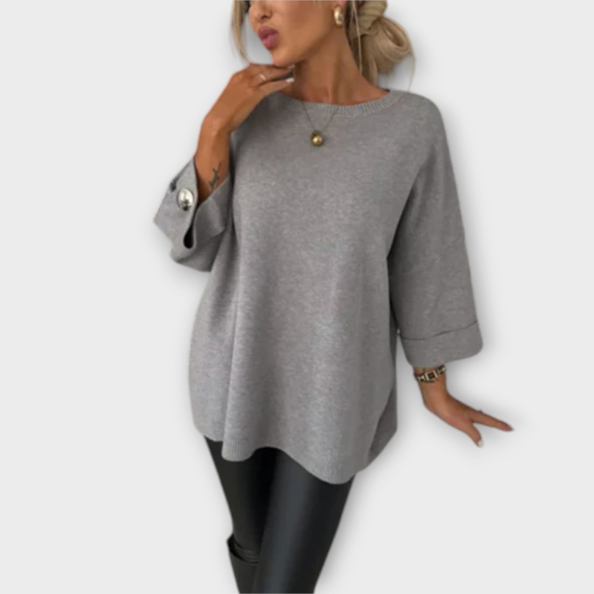 Isabella - Elegant Stickad Blus