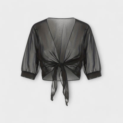Olivia - Blus med Öppen Framsida