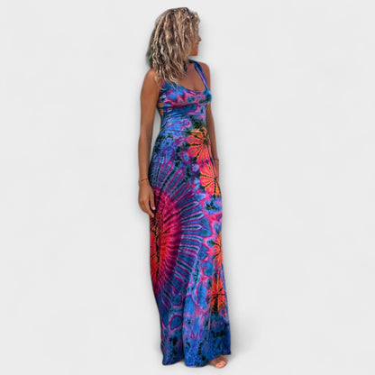 Ronja - La Bamba Tie-Dye Print Maxi Klänning