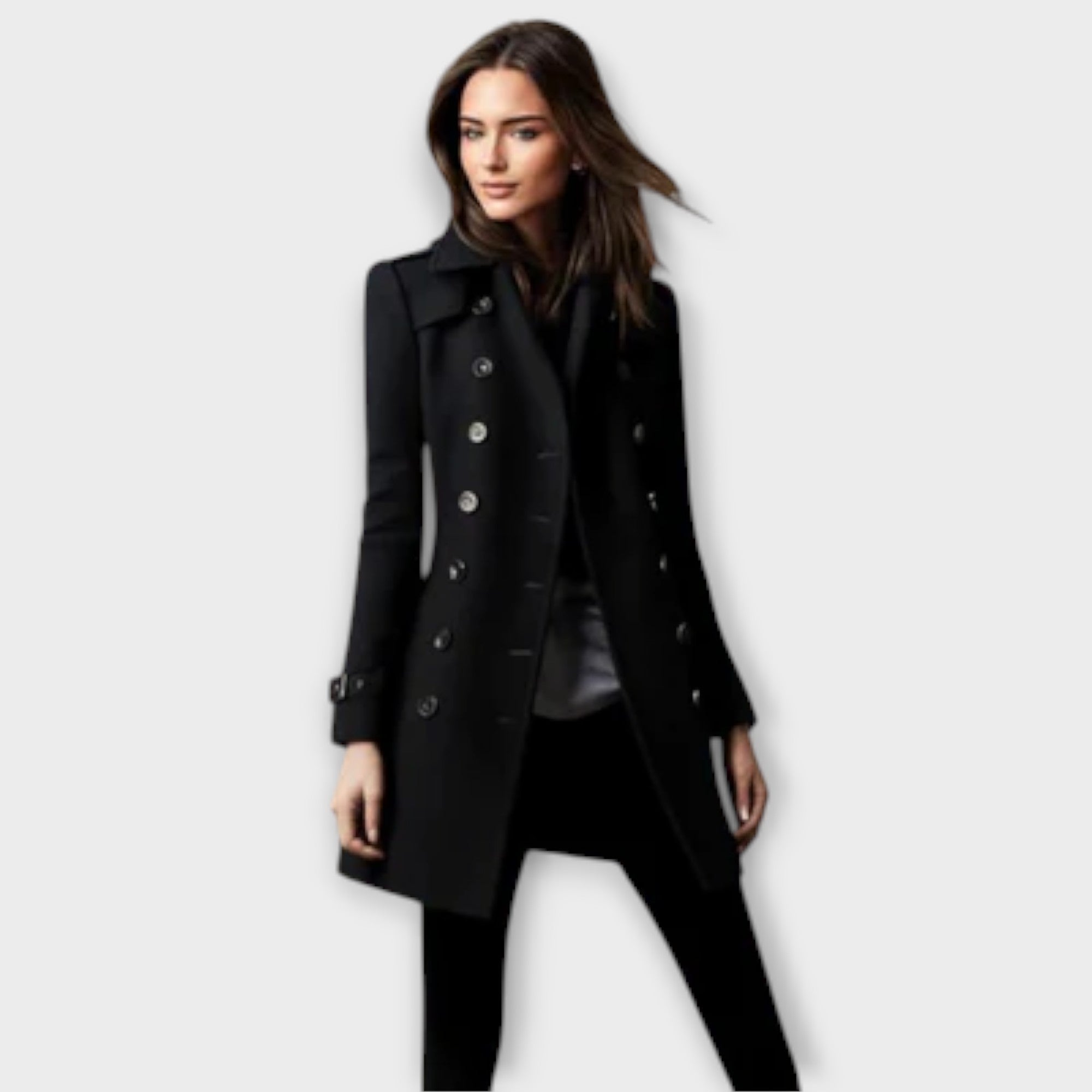 Linda - Dubbelknäppt Trench Coat