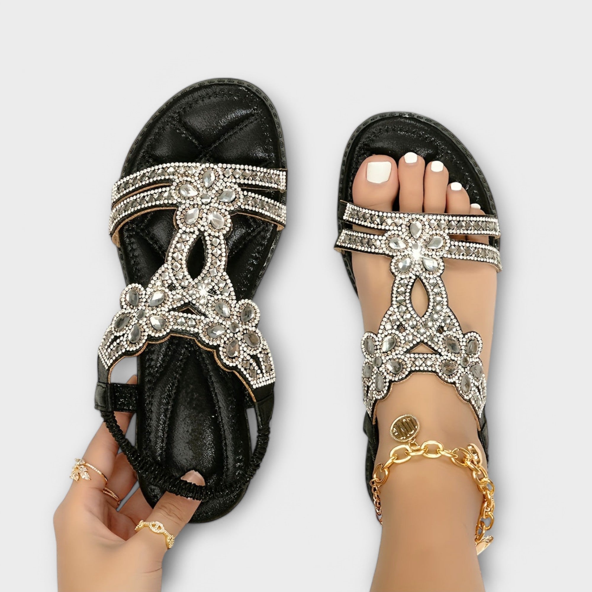 Rosalie - Ortopediska Sandaler i Boho Stil