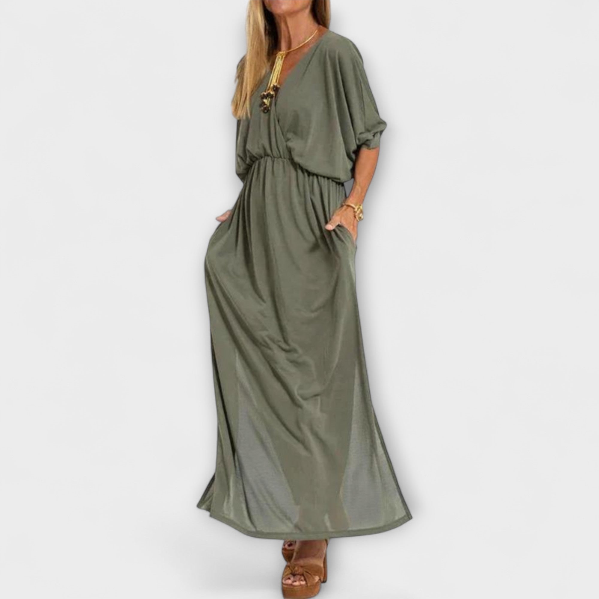 Lani - Retro Maxi Klänning