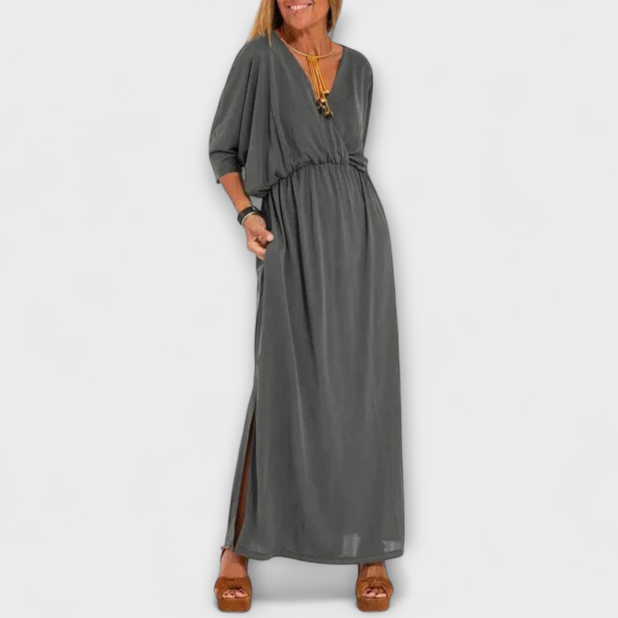 Lani - Retro Maxi Klänning