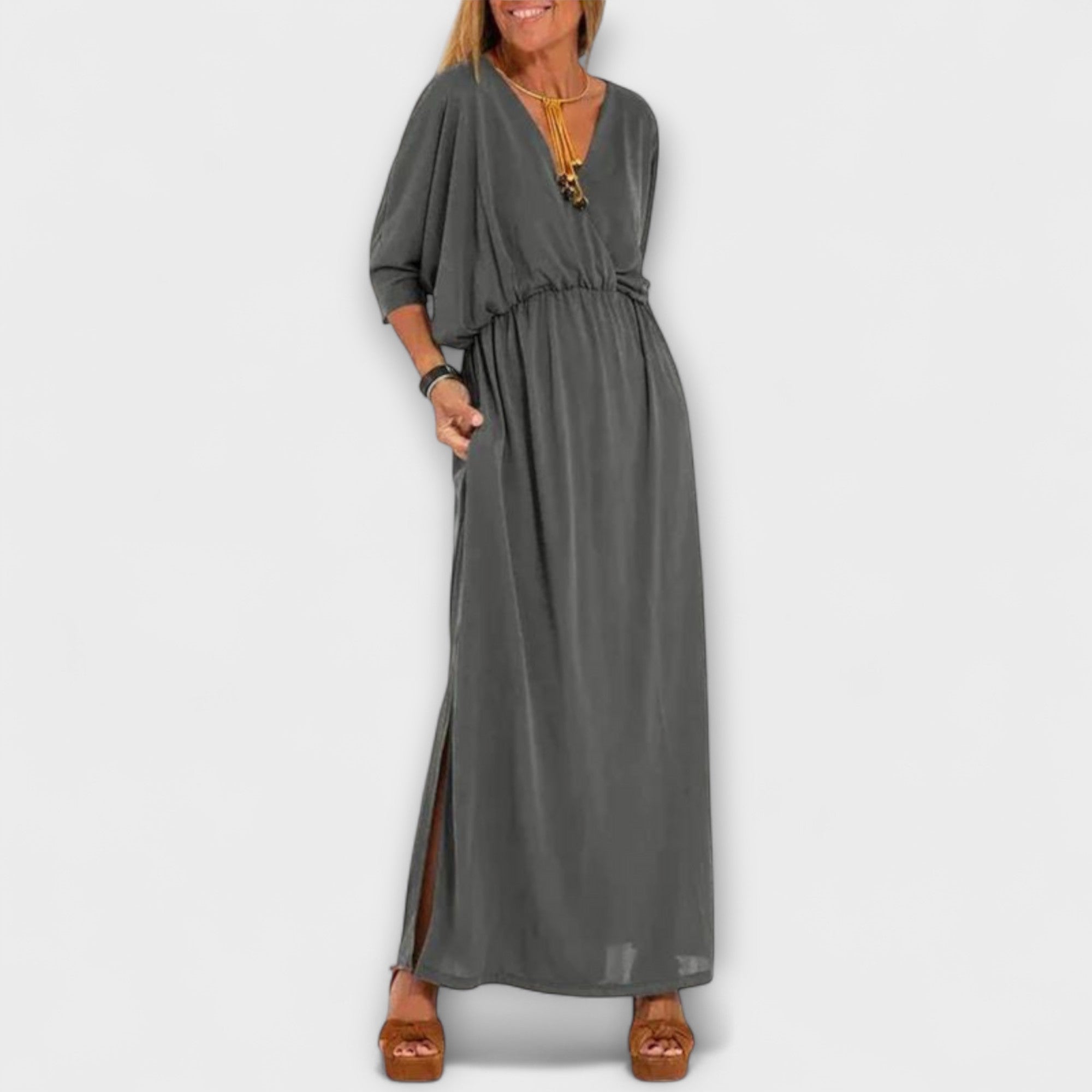 Lani - Vintage Maxi Klänning