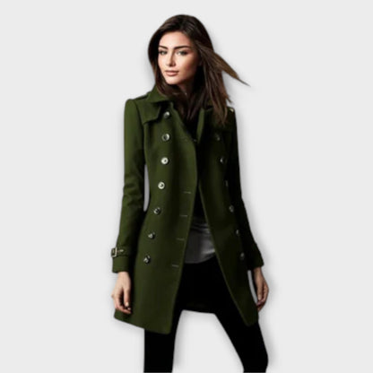 Linda - Dubbelknäppt Trench Coat