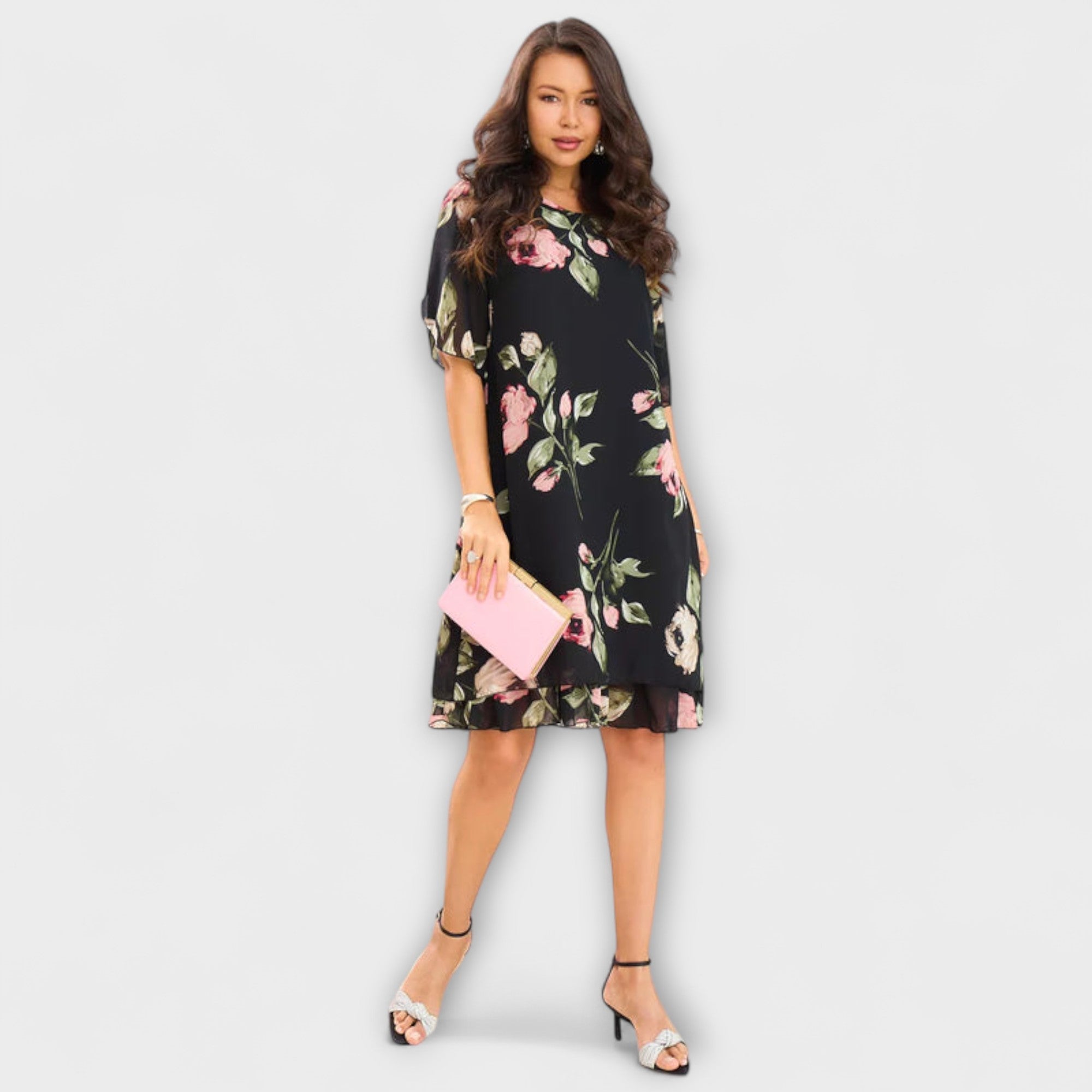 Melin - Elegant Chiffonklänning