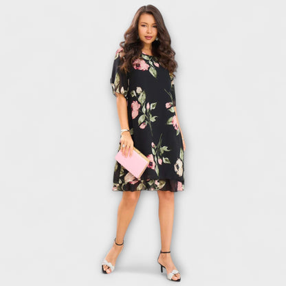 Melin - Elegant Chiffonklänning