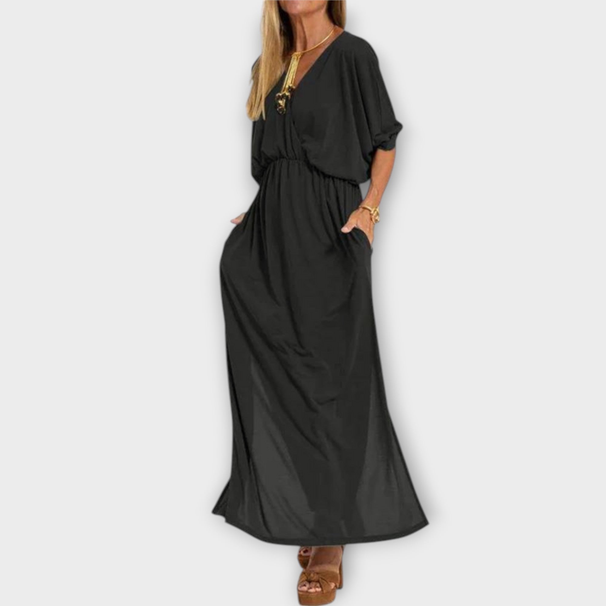 Lani - Retro Maxi Klänning