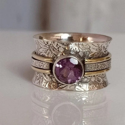 Bohemisk Kristall Meditationsring