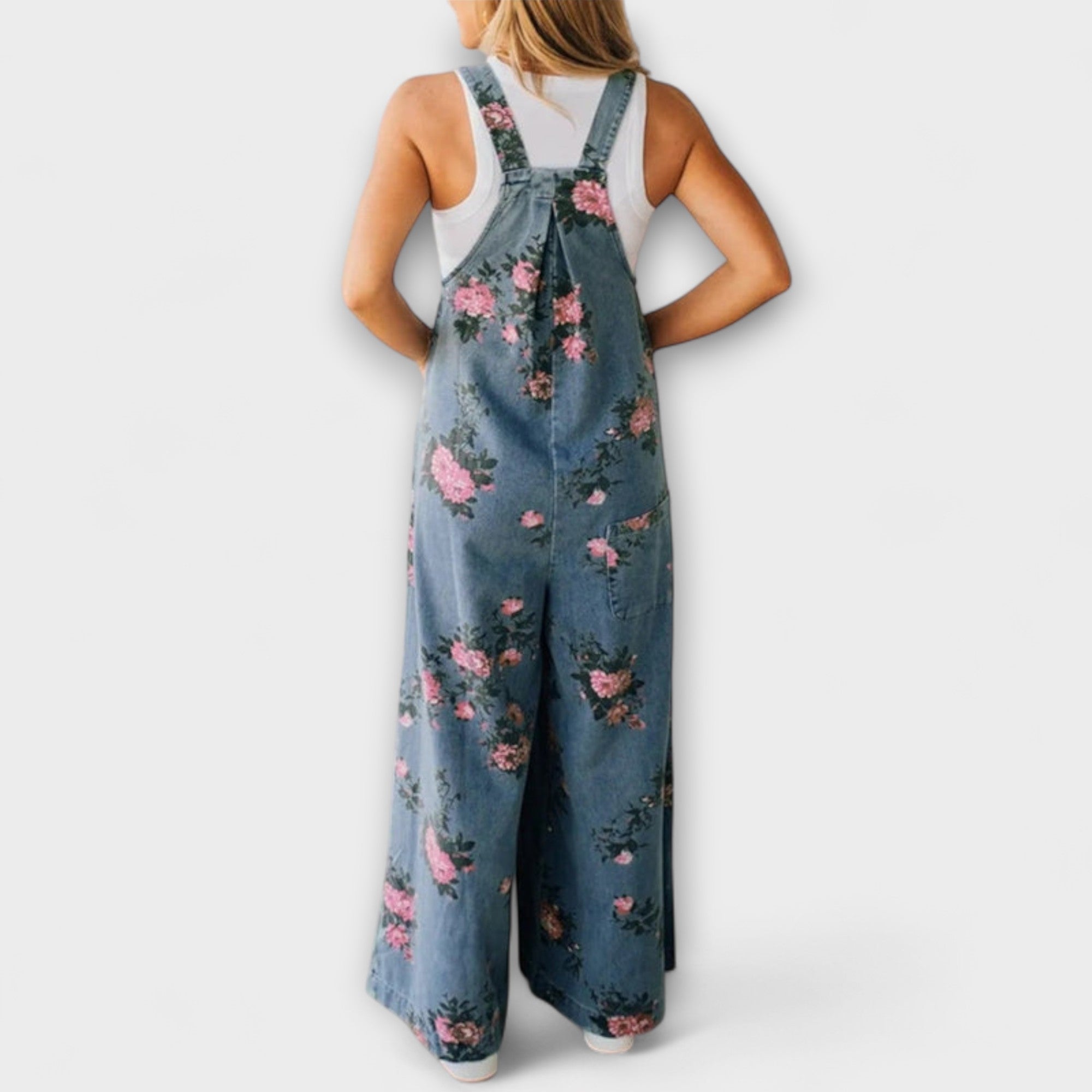Mirona - Avslappnad Passform Denim Overall