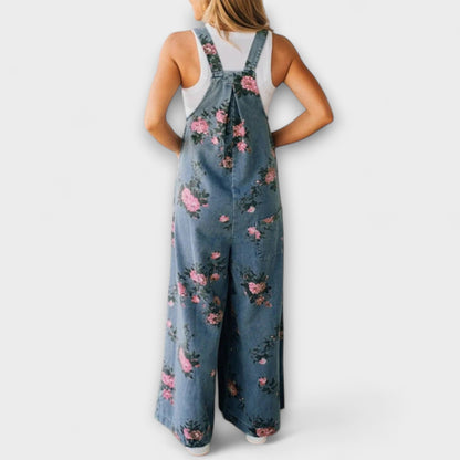 Mirona - Avslappnad Passform Denim Overall