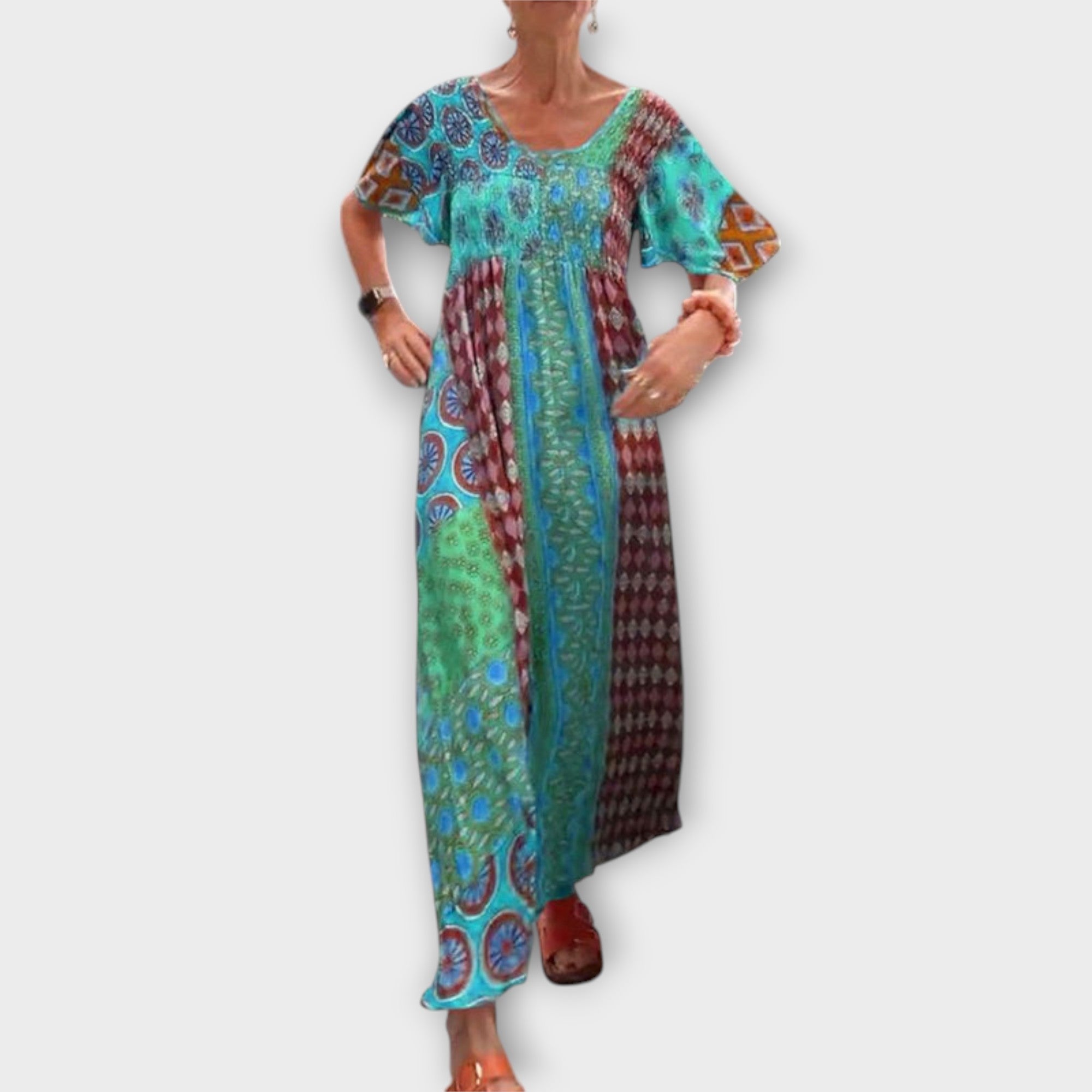 Melania - Livlig Boho Klänning