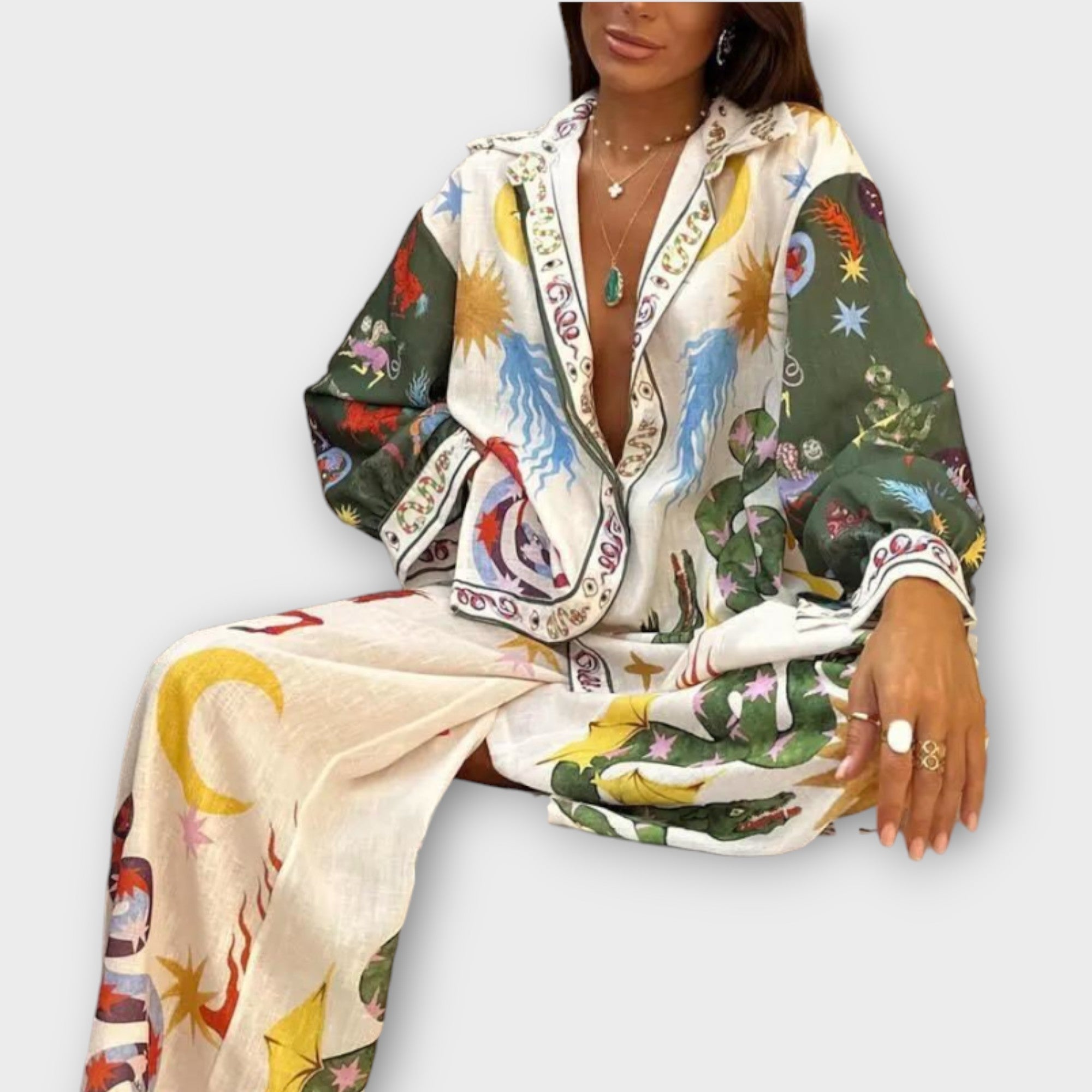Stella - Elegant Tvådelad Damoutfit