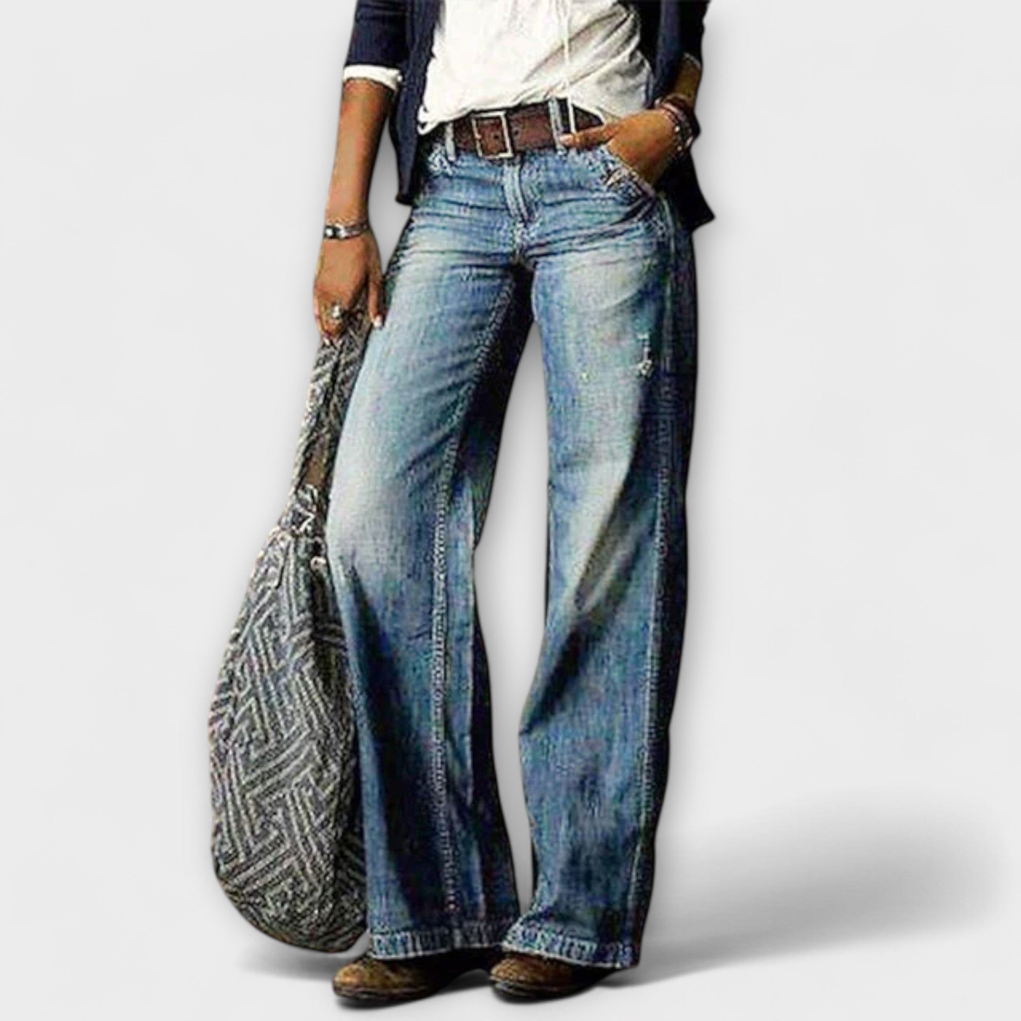 Cess - Jeans med Vida Ben