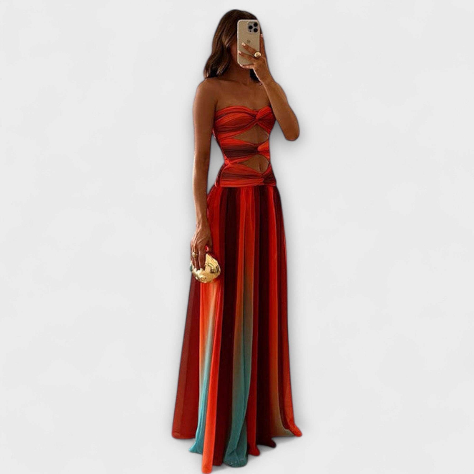 Laney - Strapless Maxi Klänning