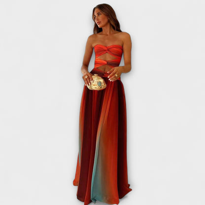 Laney - Strapless Maxi Klänning