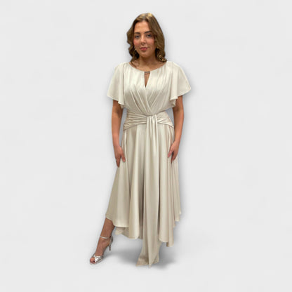 Anni – Maisonel Draperad Klänning