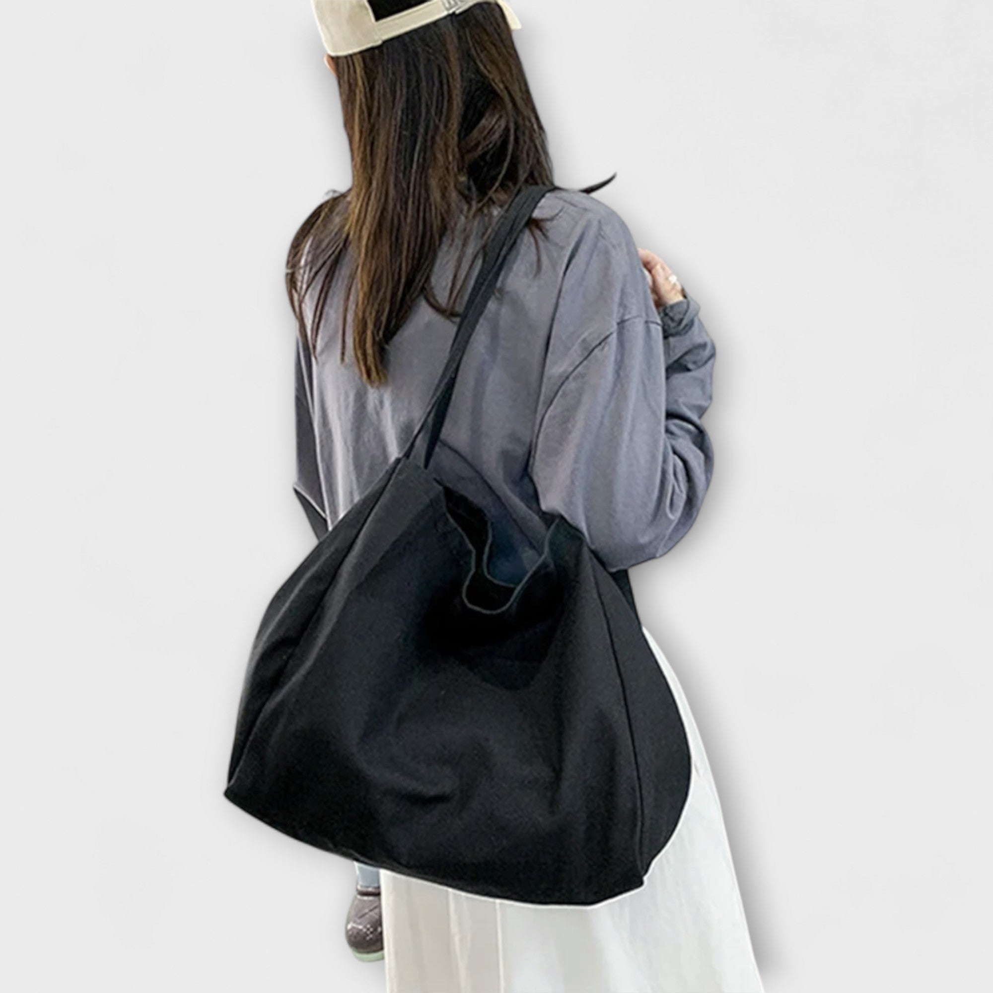 Högkvalitativ Stor Canvas Shopper Väska