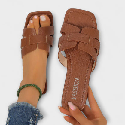 Diva - Platta Sandaler för Kvinnor