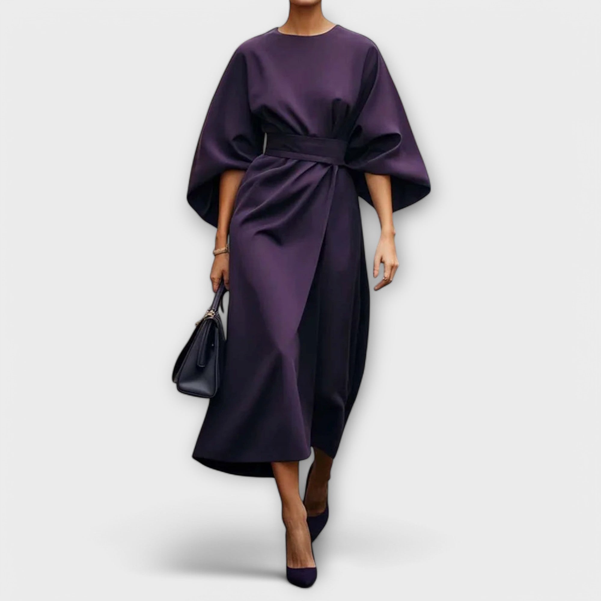 Sonia - Elegant Klänning med Ärmar