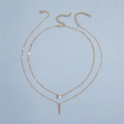 Vintage Halsband Set med Guld Berlock
