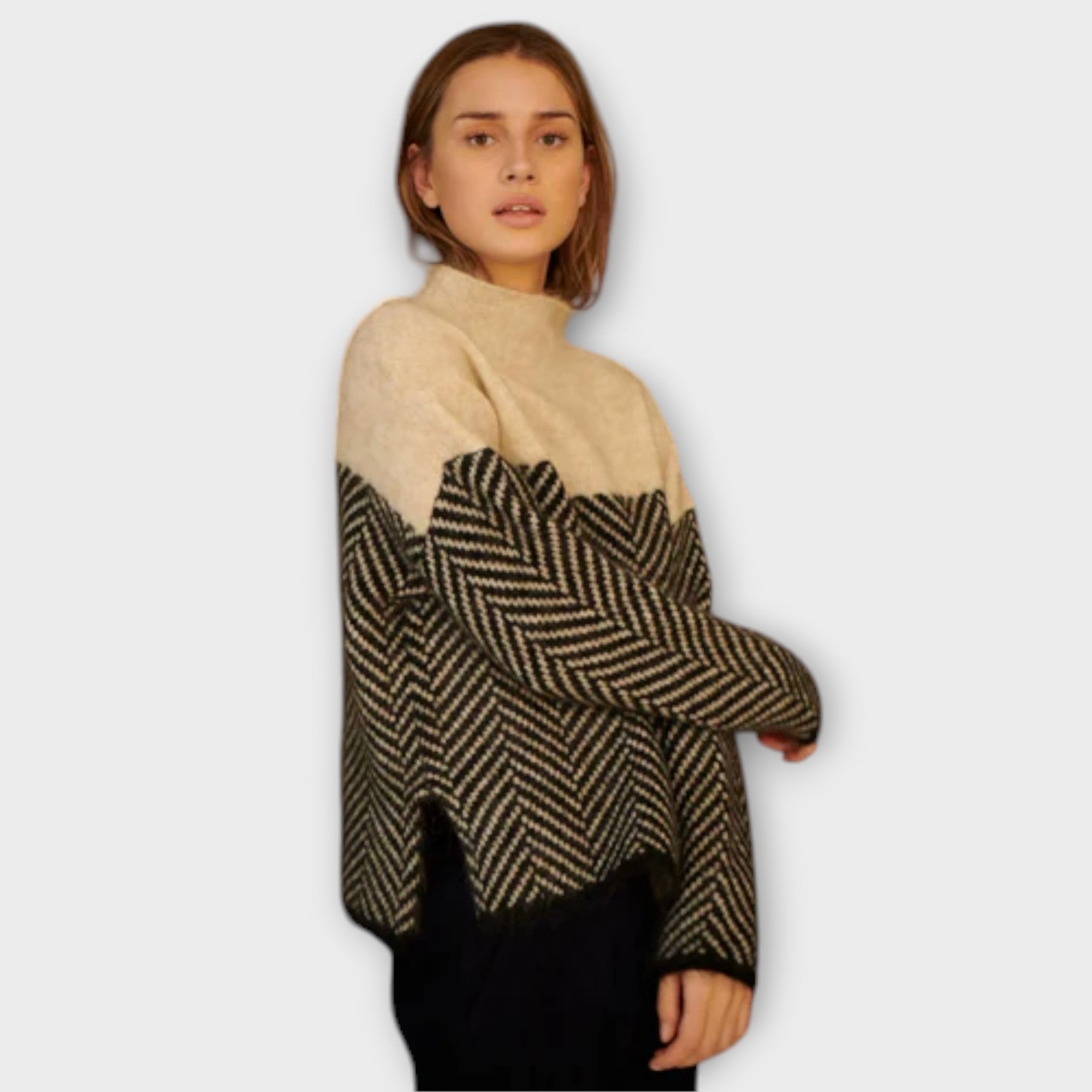 Maeve - Mjuk Turtleneck Tröja