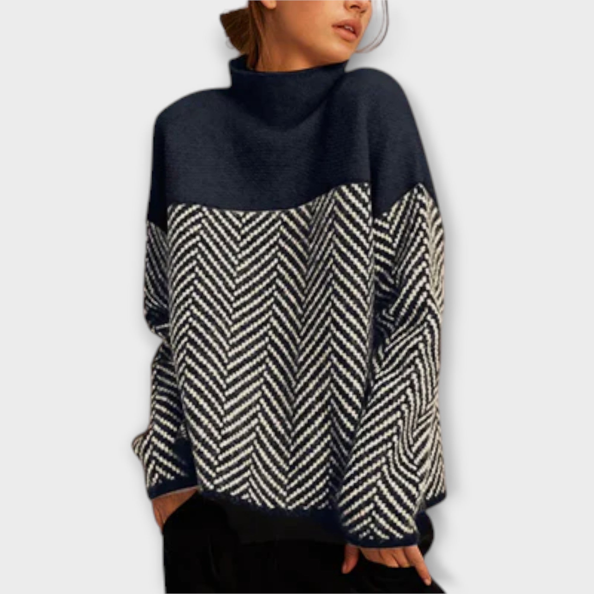 Maeve - Mjuk Turtleneck Tröja