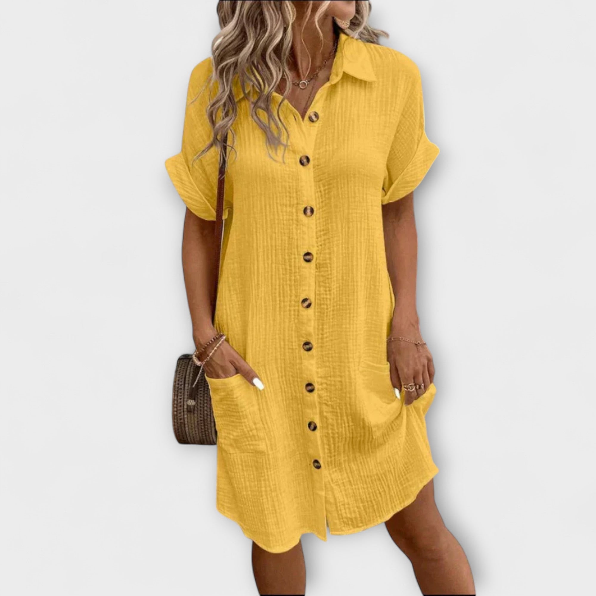 Aria - Klassisk Polo Casual Klänning