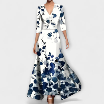 Alma - Elegant ärmdesign klänning för kvinnor