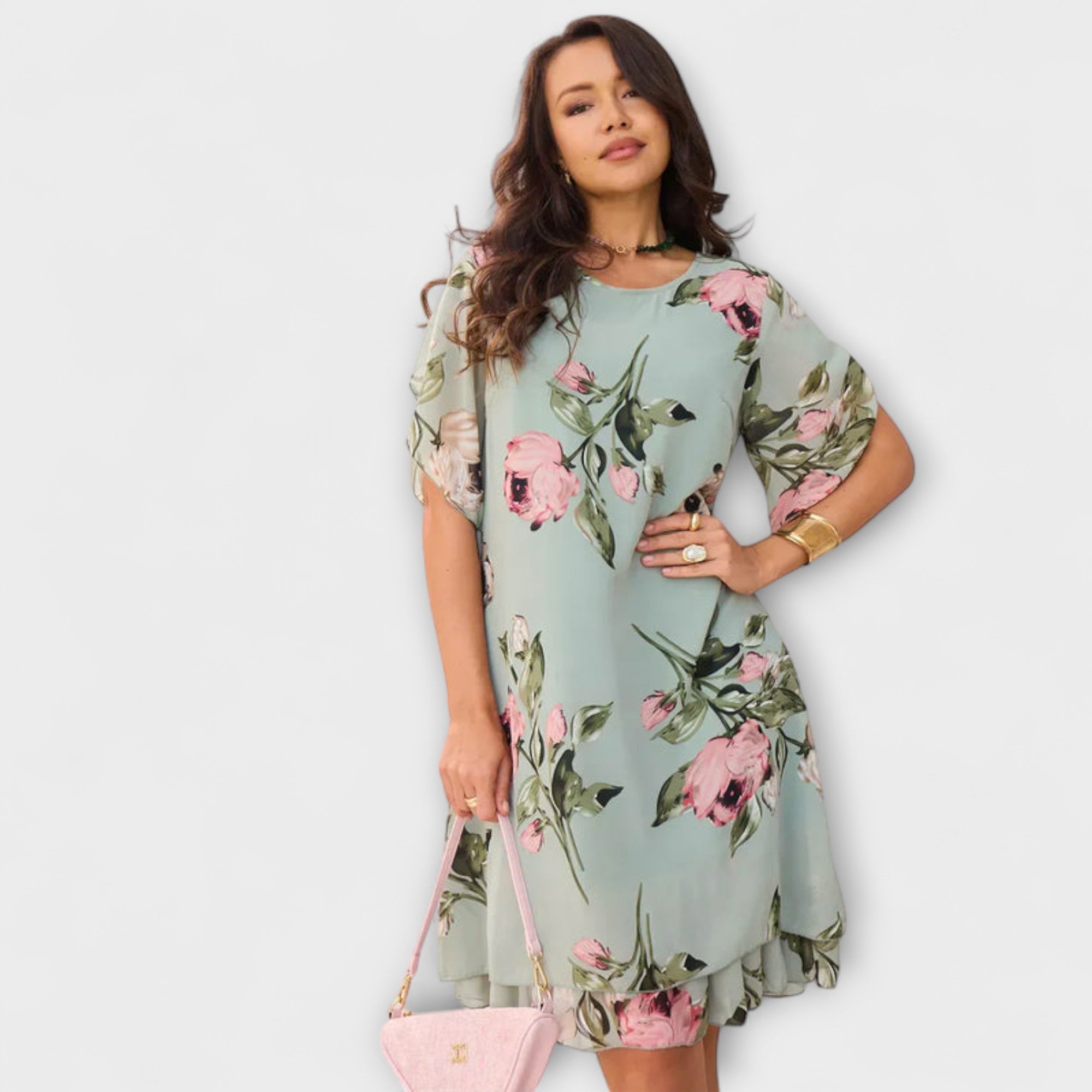 Melin - Elegant Chiffonklänning